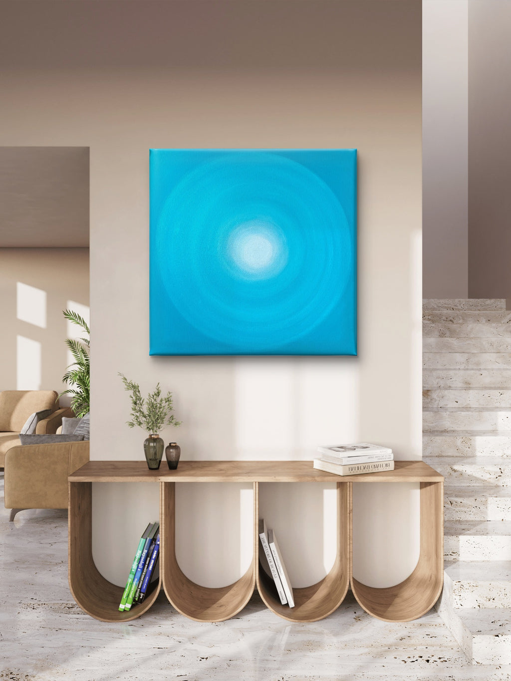 Turquoise and Yellow