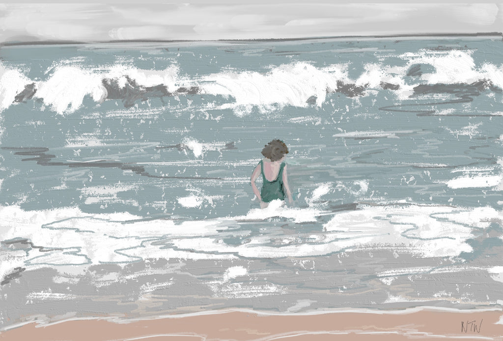 In to the Surf - Fine Art Print