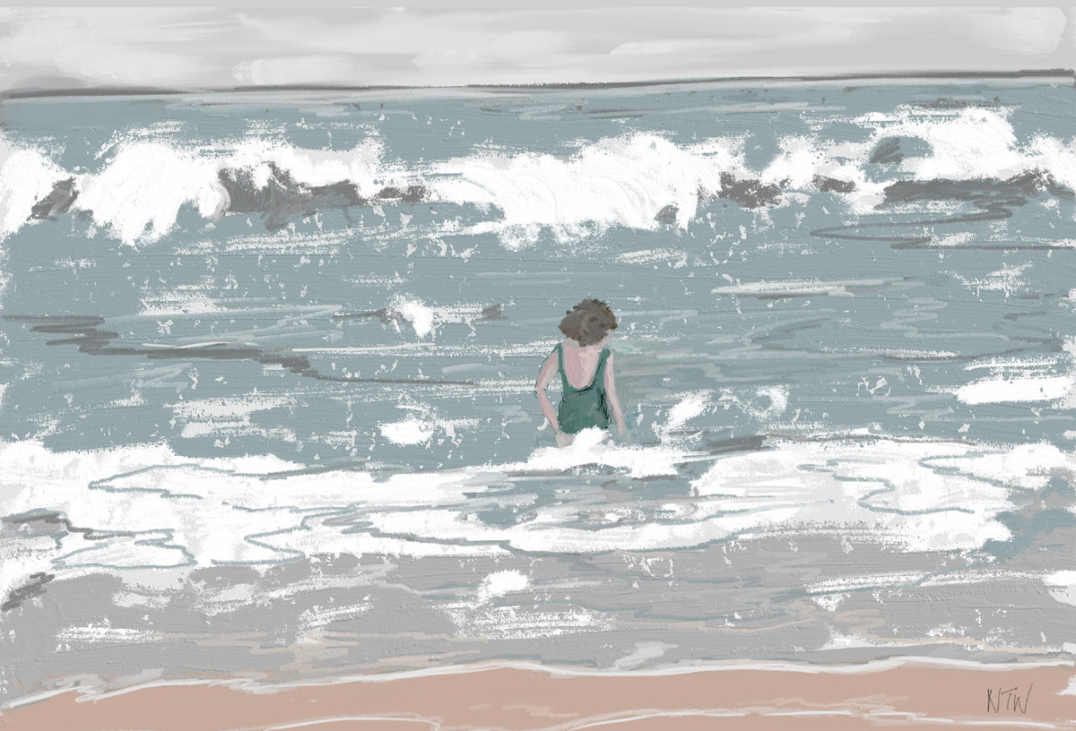In to the Surf - Fine Art Print