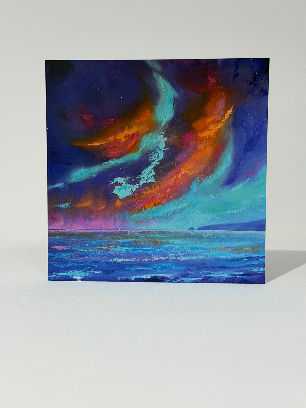 Single Card - Sailing under the Aurora