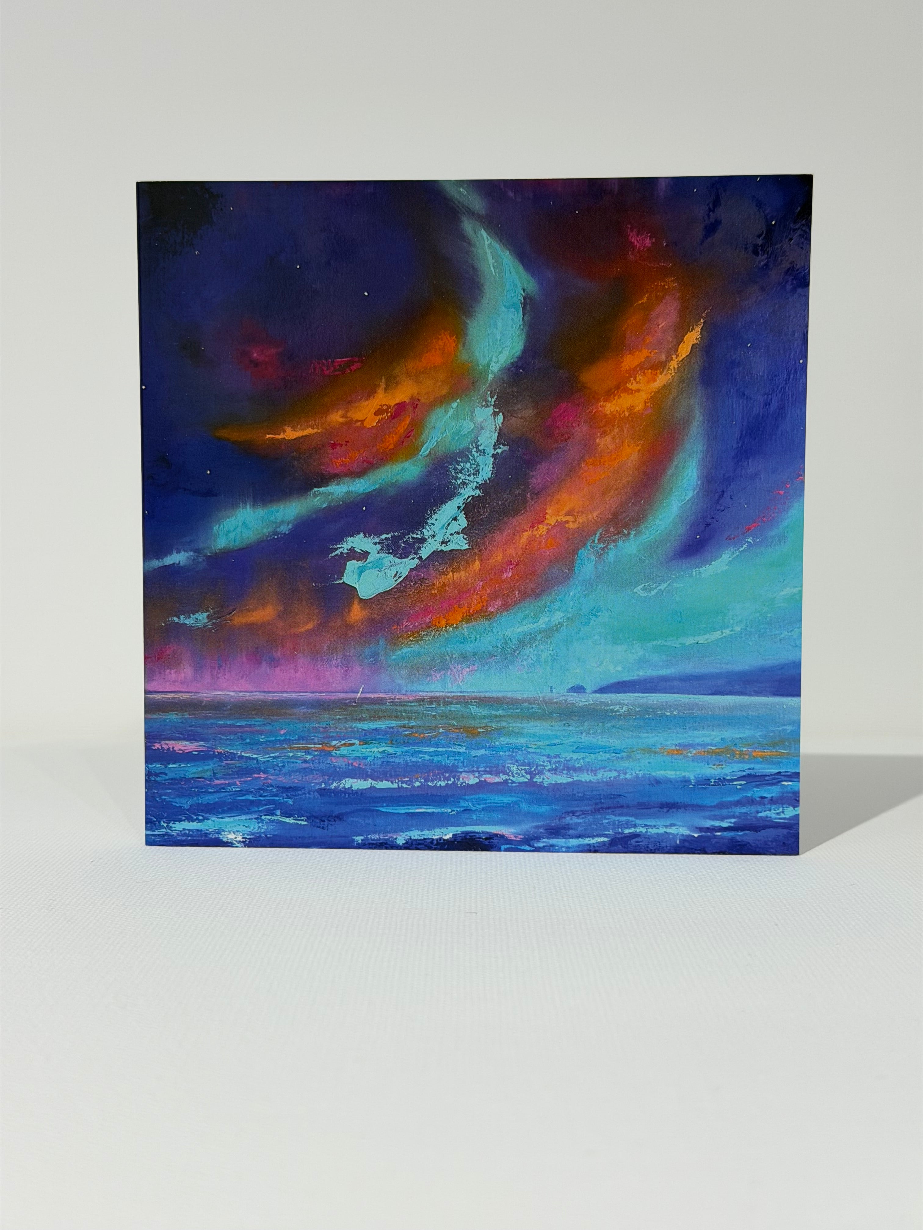 Single Card - Sailing under the Aurora