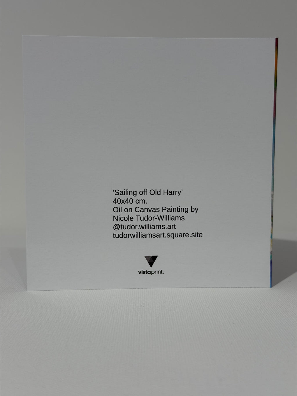 Single Card - Sailing off Old Harry