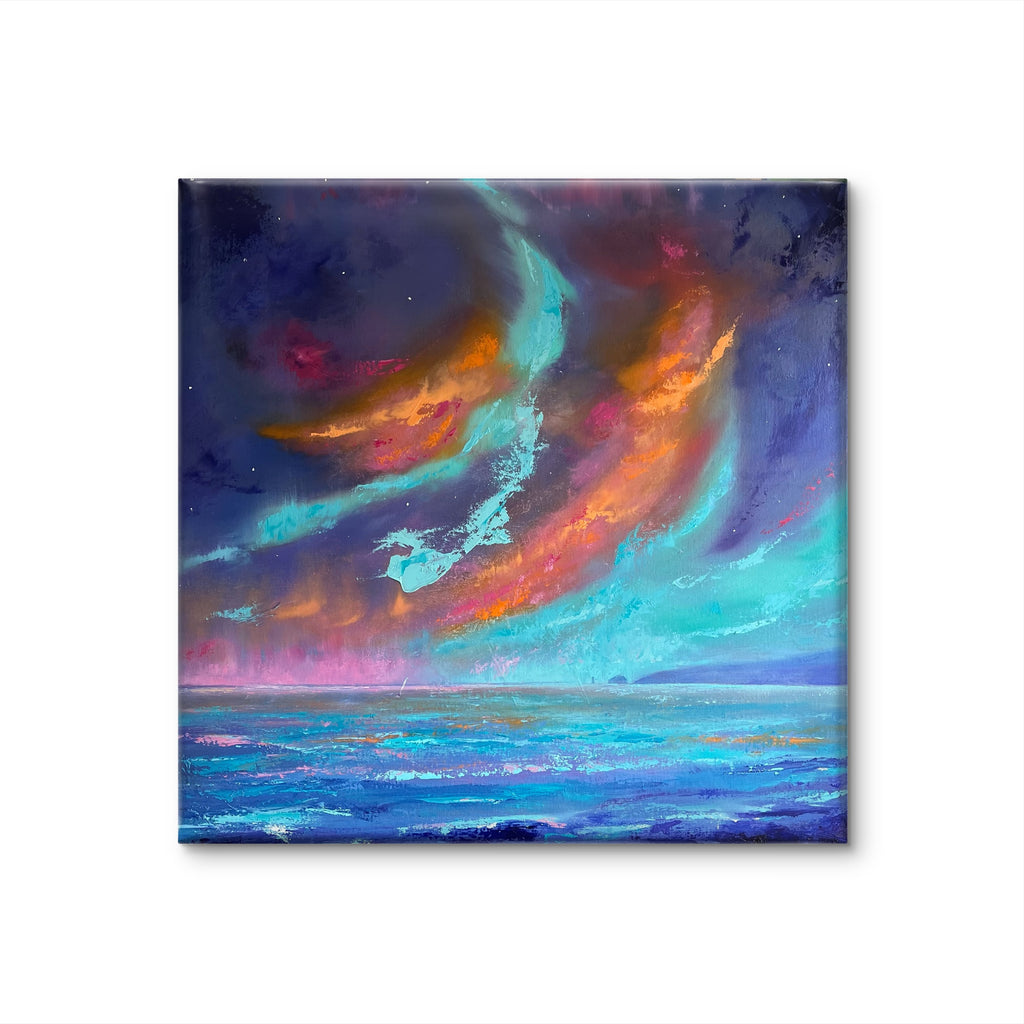 Single Card - Sailing under the Aurora