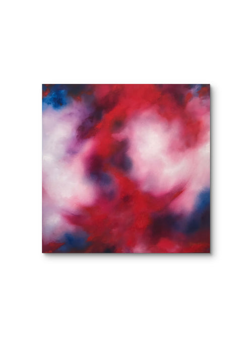 Abstract in Red, White & Blue.