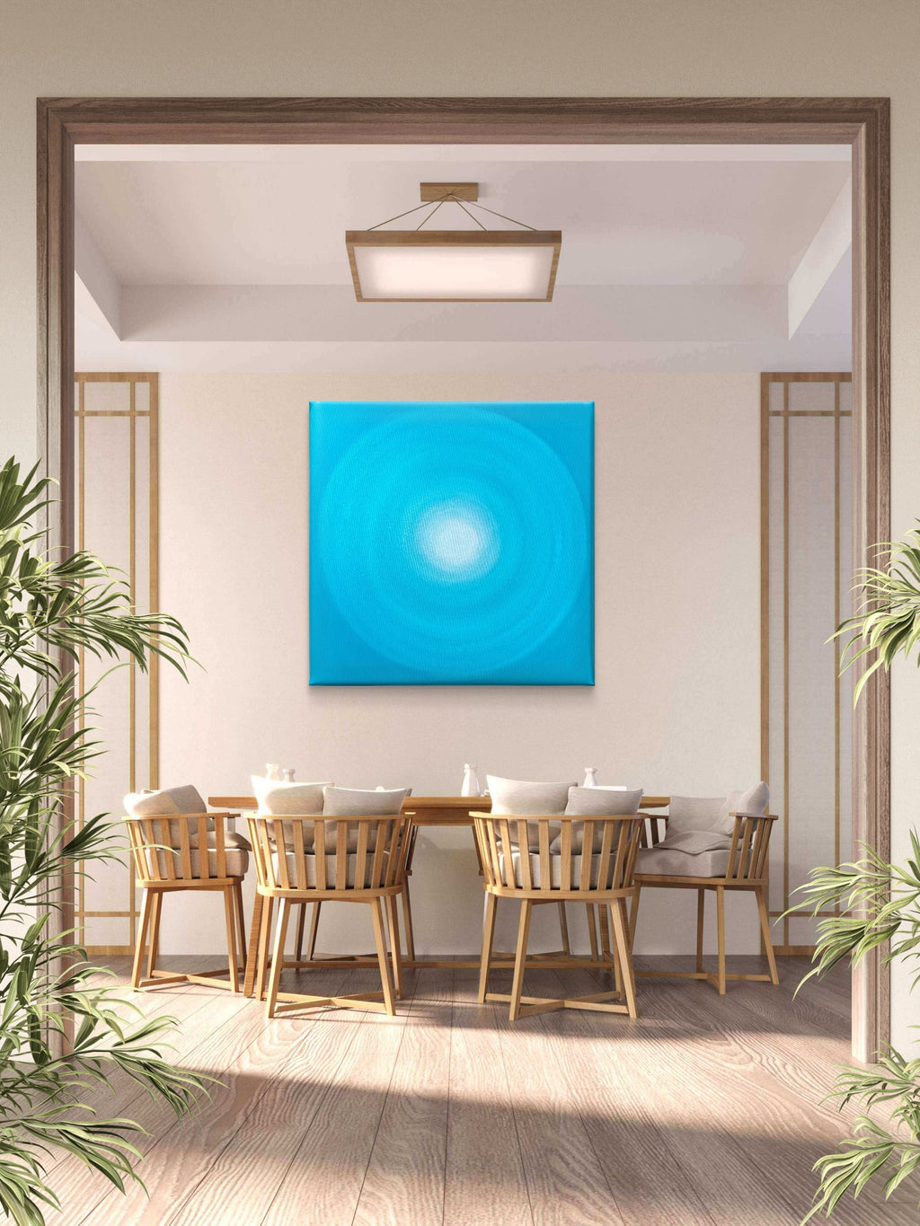 Turquoise and Yellow