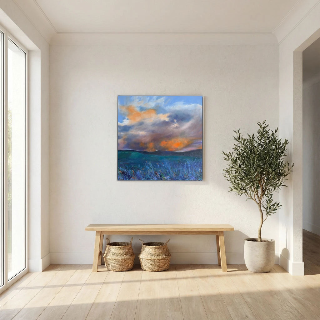 Smouldering Light - Canvas print. 