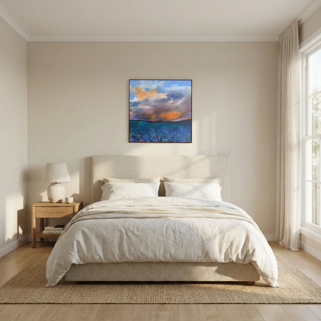 Smouldering Light - Canvas print. 
