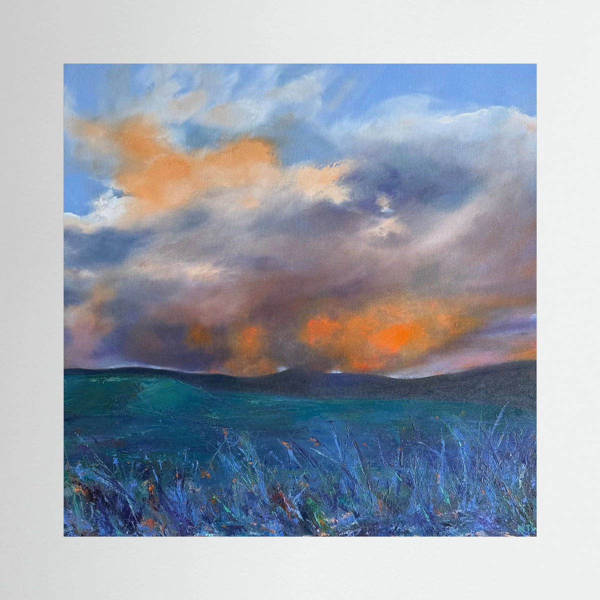 Smouldering Light - Canvas print. 