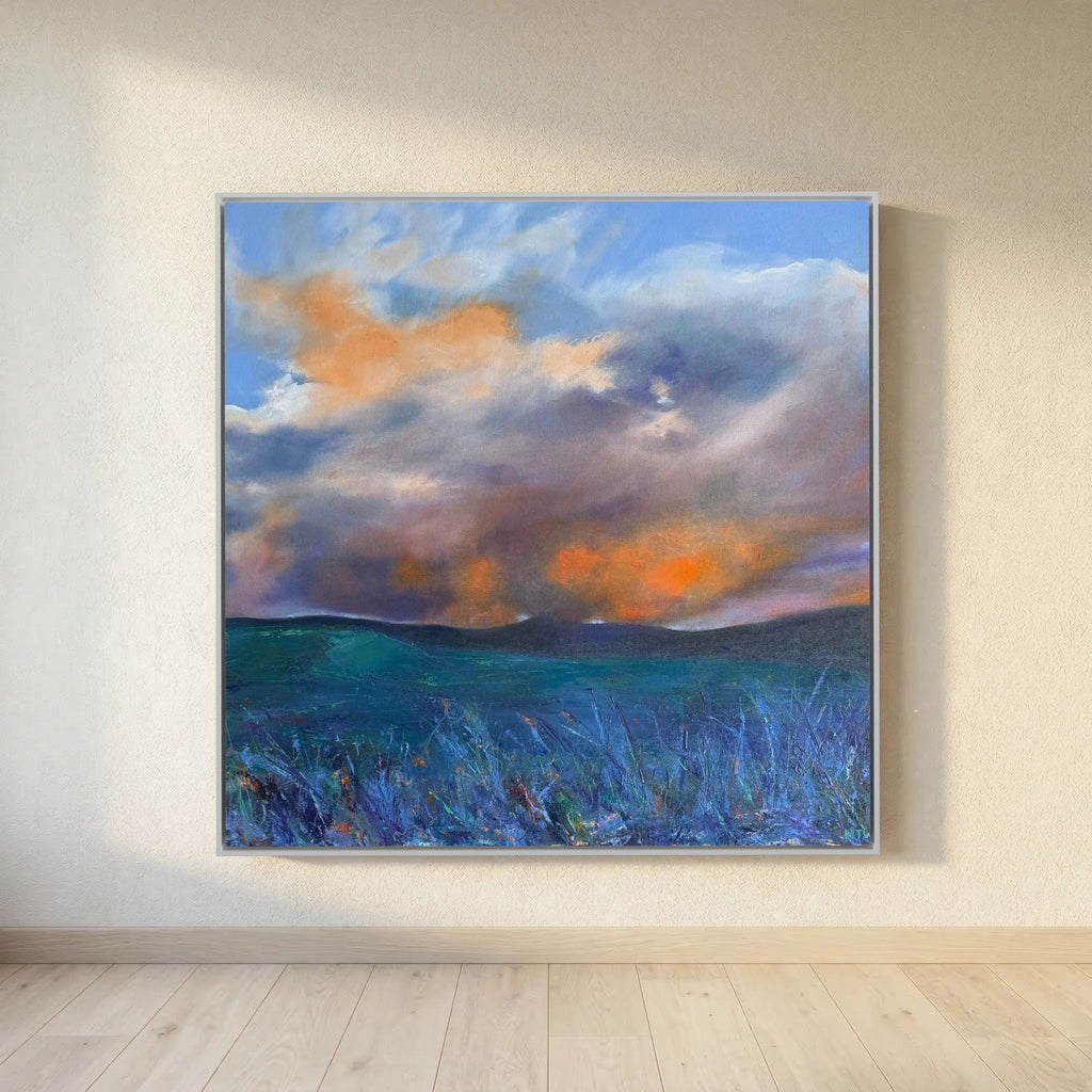 Smouldering Light - Canvas print. 