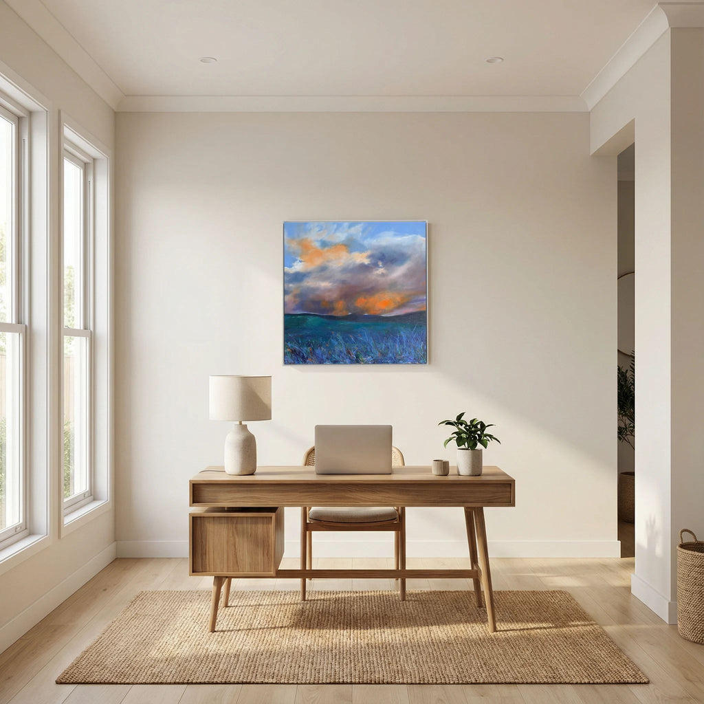 Smouldering Light - Canvas print. 