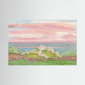 Rose Light Over Corfe